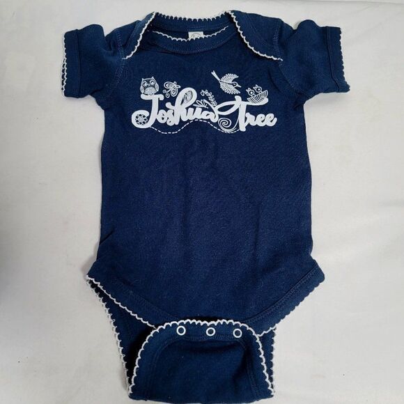 Joshua Tree New Super Cute Baby Romper Navy Blue - Picture 1 of 4